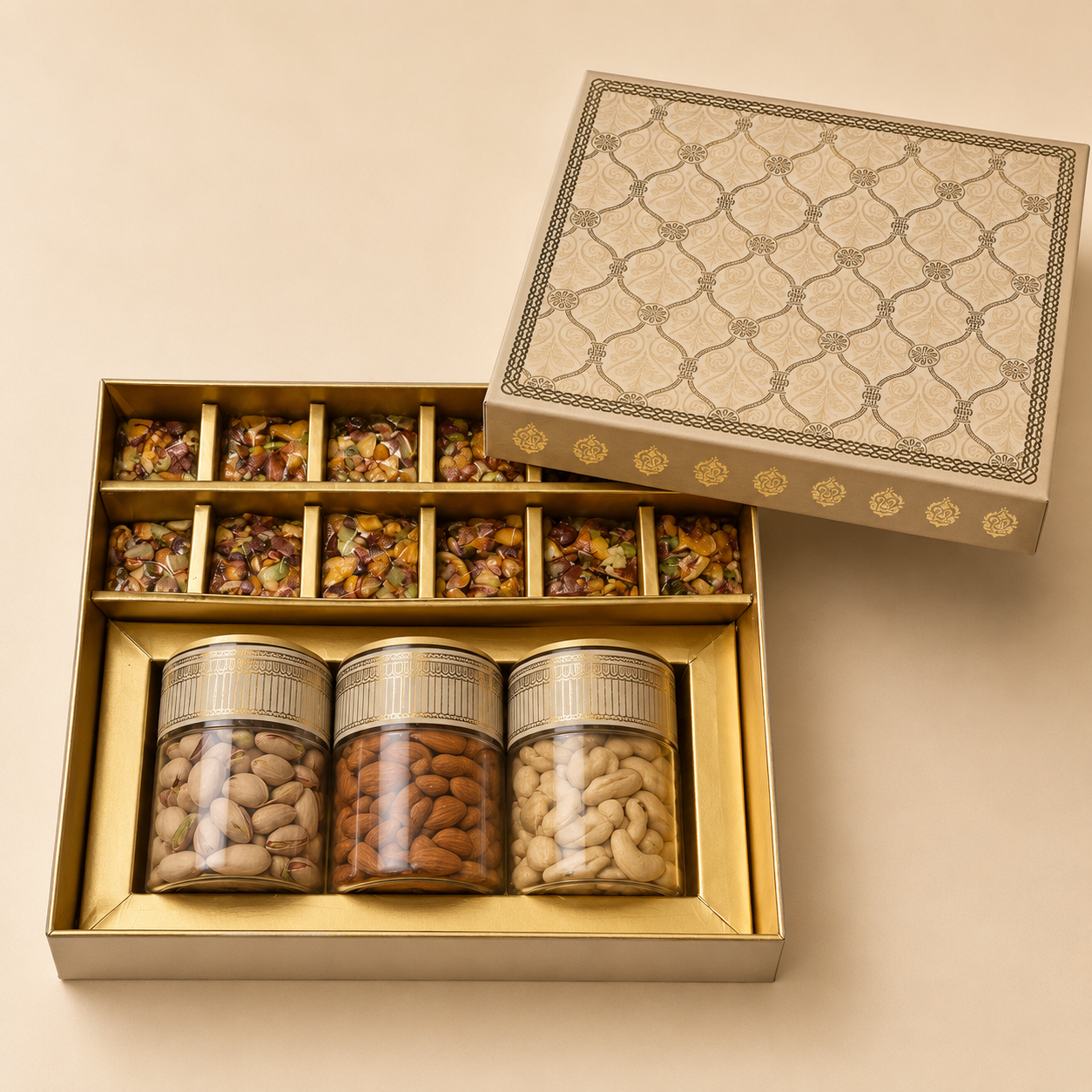 Svarn Kosh Royal Dry Fruits & Chikki Gift Box